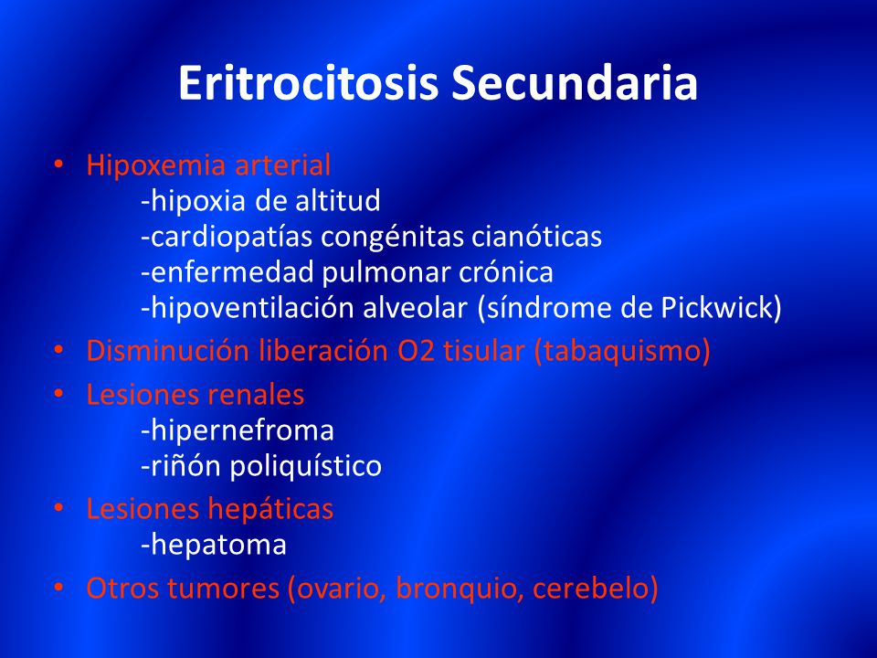 eritrocitosis tratamiento